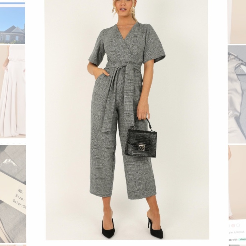 Showpo Grey Jumpsuit